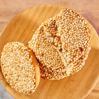 Pâtisseries à l'eau de soude Huanglaowu, biscuits croustillants au sésame, marque privée OEM