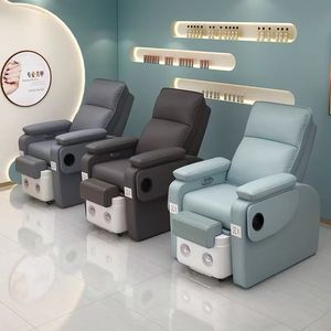 Sillón de Masaje Eléctrico Multifuncional de Tela para Pedicura y Spa de Pies, Reclinable, para Salón de Belleza - Product Image 5