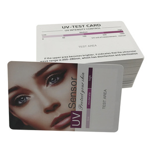 Tarjeta de prueba de protección UV, ropa de protección solar, cambio de color fotosensible, herramienta de maquillaje transfronteriza en stock - Product Image 2