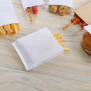 Custom-<b>made</b> thickened oil-proof <b>paper</b> bags for food, including those for fries, chicken wings, <b>hand</b>-pulled pancakes, chicken - Product Image 1