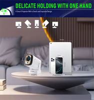 YDH-HY260Pro 4K ARM Cortex-A53 4K Projecteur 600 lm 60-150 Pouces Portable Projecteur 1080P Android 11 WiFi6 + BT5.4 HOME THEATER