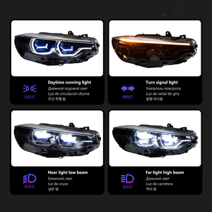 Phares avant laser style Ikon Plug and Play 24V, feux de jour DRL, clignotants LED, phares de mise à niveau pour <span class=keywords><strong>BMX</strong></span> <span class=keywords><strong>M3</strong></span> M4 F80 F82 F32 - Product Image 4