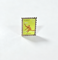 Épinglette en métal émaillé souple de haute qualité, broche décorative singe animal sauvage, badge de revers souvenir personnalisé Xcaret Park