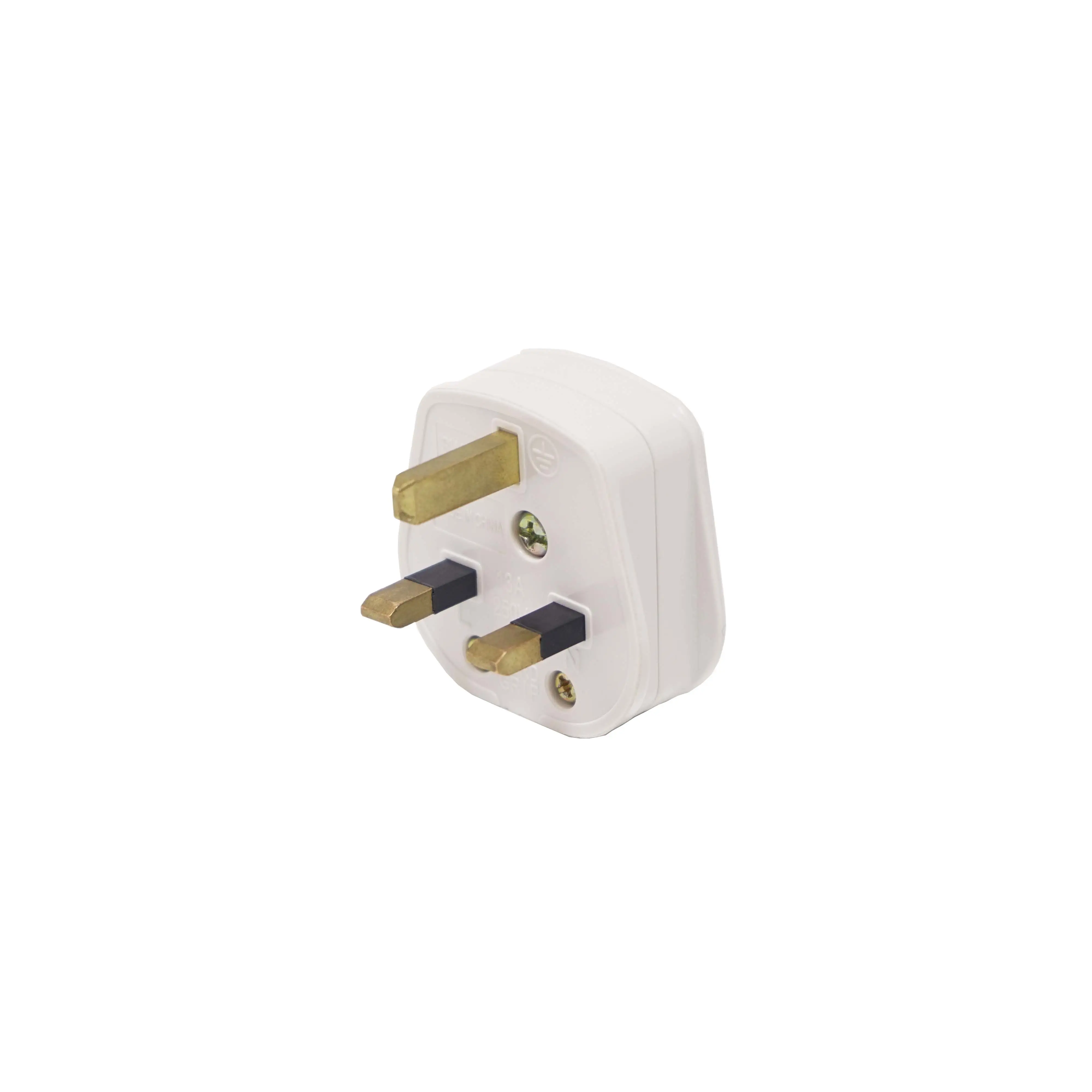 BS1363 13A 250V 3 pin UK alimentazione standard elettrica BS british plug top con fusibile