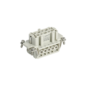 Connecteur Rectangulaire Robuste à Visser Mâle/Femelle ABS IP65 24 Broches pour Alimentation Électrique - Vente Flash 09330102701 09330102601 - Product Image 1