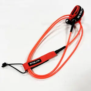 Fabriek Surfen Rechte Veiligheid Riemen Surfboard Leash Been Touwen Voor Lange Board Sup Leash