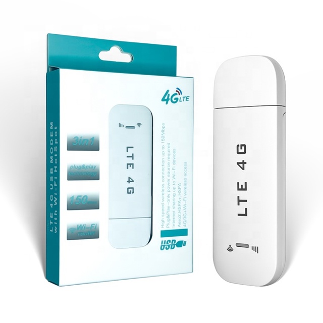 Wholesale Inventory LTE 3in1 E3372 Router Sim Card 4g Wifi 150Mbps OEM Wifi Dongle Long Distance Internet Access