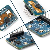 Modul Sensor LD2410C HLK-LD2410 milimeter Sensor Radar gelombang 24GHz Port ISM kehadiran manusia Radar IO produk Output ICs