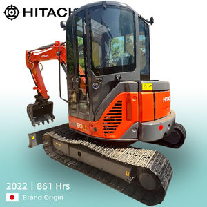 Excavator Mini Hitachi ZX50U Zaxis 50U 5Ton 5T Bekas, Mesin Penggali Kecil, Zero Tail Swing, Rubber <span class=keywords><strong>Track</strong></span> Crawler Bagger - Product Image 1