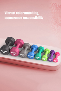 Pilot Sport gewichte Farbige Fitness geräte Fitness Kleine verstellbare Neopren-beschichtete Hantel Vinyl beschichtete Hantel - Product Image 3