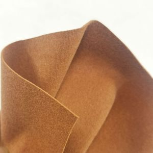 Tissu synthétique artificiel en cuir PU synthétique pour la fabrication de sacs, doublure de chaussures, microfibre douce double face, <span class=keywords><strong>daim</strong></span>, matière première, 0.5mm - Product Image 3