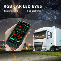 Écran LED matriciel flexible BGZM 32x192, écran Android, 12V 10W, affichage frontal de la voiture, publicité textuelle, contrôle par application, nouveau, garantie de 2 ans