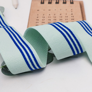 Bande élastique en nylon souple de 3 cm à haute élasticité pour ceinture de sous-vêtements, sangle élastique tissée jacquard - Product Image 3
