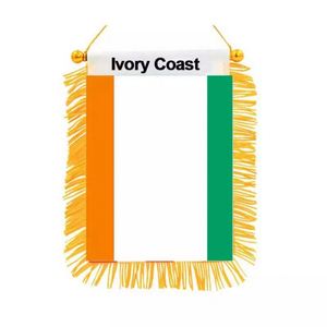 Bandera de Corea del Norte con Logotipo Personalizado, Impresa Digitalmente en Poliéster y Plástico para Espejo Retrovisor de Coche y Decoración del Hogar - Product Image 2