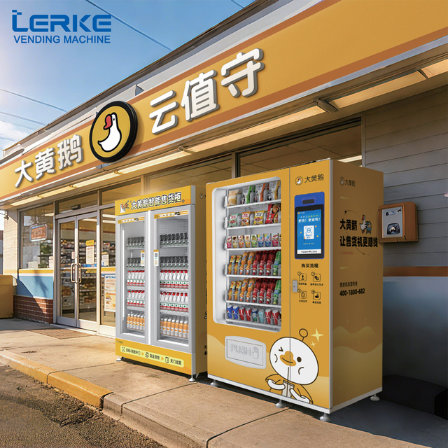 24-hour Unattended Convenience Store Snacks Drinks Combo Vending Machine Frozen Pizza French Fries Vending Machine