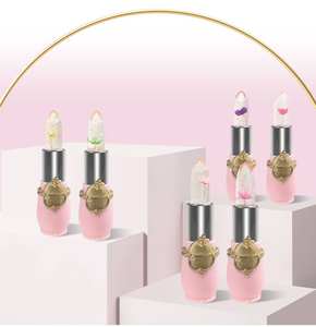 Usine en gros maquillage rouge à lèvres végétarien <span class=keywords><strong>Flortte</strong></span> gelée mignon magique rouge à lèvres changement de couleur - Product Image 2