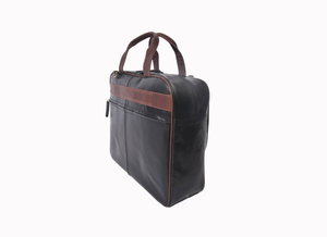 Genuine Leather Zipper Laptop Bag for Men Professional Business <b>Briefcase</b> Shoulder Bag Office Travel Computer Carry Case - Product Image 3