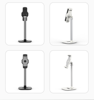 Support de téléphone portable LEDE Blive LD-206D-T9A avec base en métal et plastique épaissie, rotation à 360°, compatible avec iPad, tablette PC