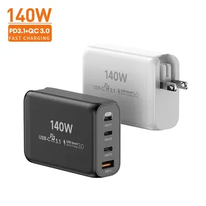 140W GaN Charger USB Type C PD 3.1 Fast Charge For Macbook Tablet Quick Charger 100W Phone Charger 140W Charging Adapter