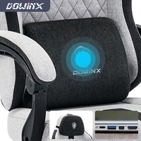 Fauteuil de Gaming PC de Course Ergonomique Inclinable en Cuir avec Repose-Pieds et Fonction Massage de Haute Qualité – Vente en Gros
