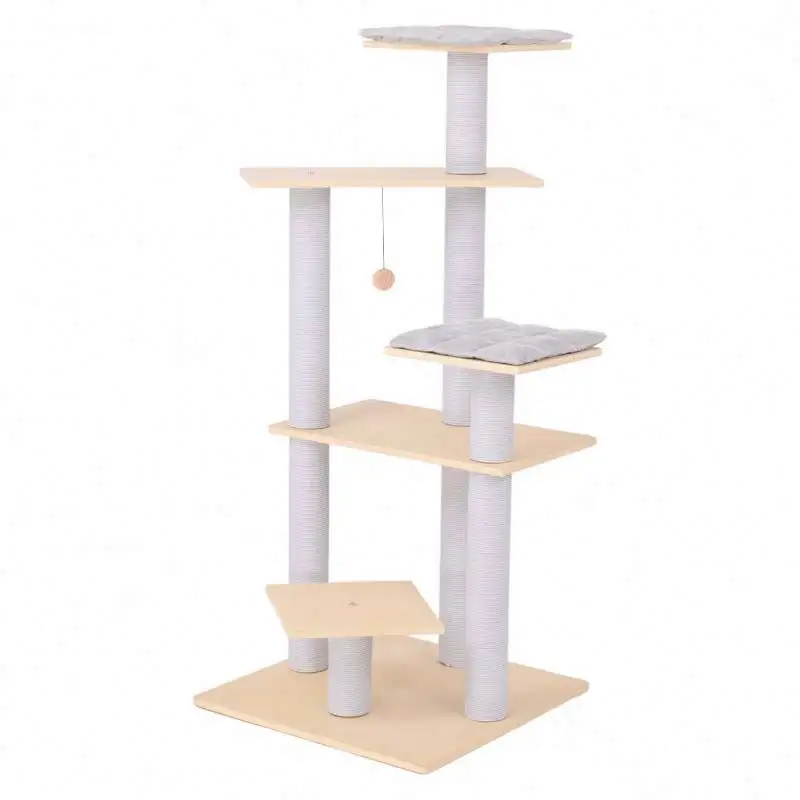 Prateleiras De Madeira De Multi-andares Gato Condomínio Árvore Casa Móveis Brinquedo Torre Escalada Frame Com Placa Base Estável