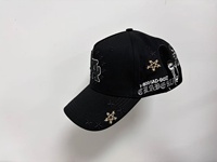 Casquette de baseball noire réglable avec broderie 3D étoile et lettre A, style décontracté et sportif, vente en gros d'usine Gorras Barbas Hats