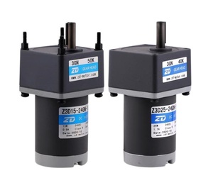 ZD 모터 60mm-104mm 10W-200W 와트 고토크 영구 자석 12 볼트 24V 브러시 DC 전동 기어 모터 Z2D/Z3D/Z4D - Product Image 3