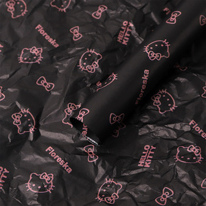 Carta Velina Rosa con Logo Gatto Carino 38g per Confezioni Regalo/Abbigliamento/Bouquet con Adesivo e Scatola per Imballaggio - Product Image 6