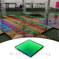 Piste de danse interactive lumineuse avec lumières LED magnétiques 3D filaires et contrôle DMX512, indice de protection IP65, pour discothèque et scène