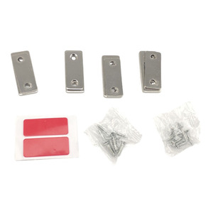 Loquet <span class=keywords><strong>magnétique</strong></span> adhésif pour armoire, lot de 4, loquet <span class=keywords><strong>magnétique</strong></span> ultra fin pour porte d'armoire, aimants pour tiroirs, porte de <span class=keywords><strong>placard</strong></span> de cuisine - Product Image 2