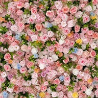 W-B040 Nouvelle Murale Florale 5D Enroulable – Mur de Fleurs Décoratif pour Fêtes, Mariages et Anniversaires