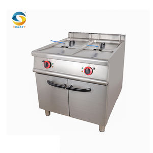 Freidora de comida rápida grande de acero inoxidable, freidora de grasa para pollo frito - Product Image 2