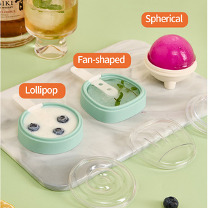 Moldes de silicona de grado alimenticio para paletas de <span class=keywords><strong>hielo</strong></span>, para helados caseros, moldes reutilizables para paletas de <span class=keywords><strong>hielo</strong></span> para niños, fáciles de desmoldar. - Product Image 4