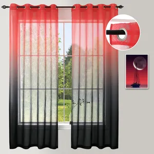 China manufacturer window luxury sheer curtains fabric for living room