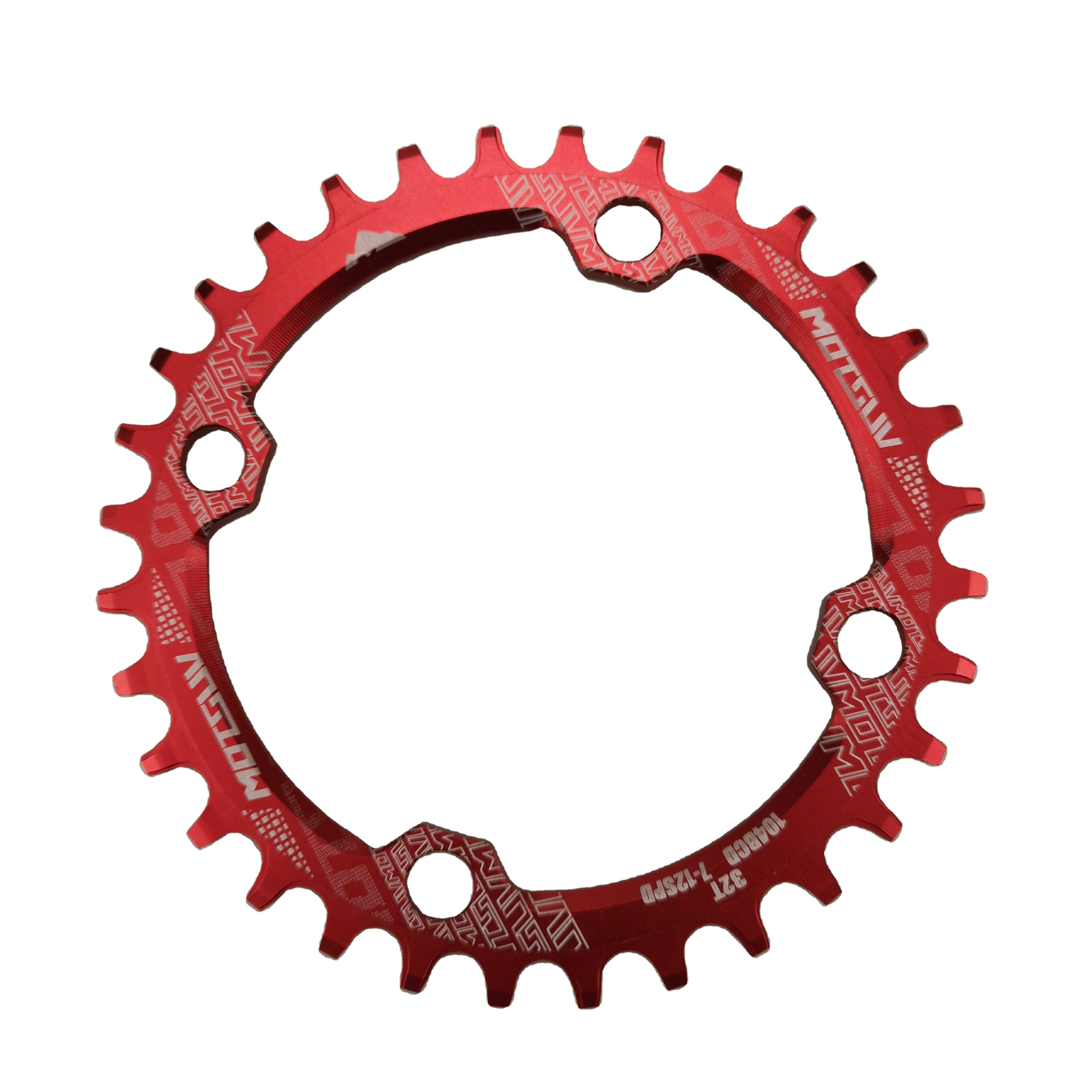 Plateau VTT Rond MOTSUV 104mm Alu 7075-T6 – 7-12 Vitesses CNC