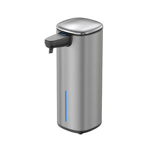 Distributeur de savon intelligent automatique transfrontalier à capteur, en acier inoxydable, rechargeable par USB, mains libres, pour cuisine et salle de bain - Product Image 1