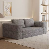 Sofá Cama de 2 Plazas, Compacto y Plegable, con Espuma Viscoelástica, Cama Doble Extraíble para Sala de Estar u Hotel