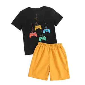 Toddler Baby Boy Clothes Boys Summer Outfits Short Sleeve Dinosaur T-Shirt Shorts Set 2Pcs
