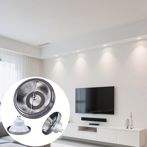 New COB G5.3 <span class=keywords><strong>GU10</strong></span> AR111 Spotlight 7W 9W 12W chất lượng cao AR111 ánh sáng tại chỗ phòng khách vận chuyển Mall cửa hàng chiếu sáng AR111 bóng đèn - Product Image 1