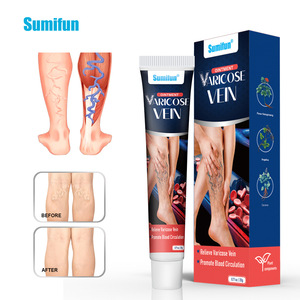 Crema de venas varicosas para <span class=keywords><strong>piernas</strong></span> Ungüento de extracto de hierbas Alivia la hinchazón y el dolor - Product Image 1