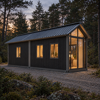 Maisonnette triangulaire portable pour une vie familiale moderne avec une chambre à coucher – Casas Contenedor Para Vida Familiar