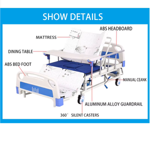 Многофункциональная коленчатая кровать для медицинского ухода - Product Image 3