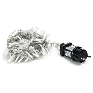 Guirnalda de luces LED planas de bajo voltaje, 10m, color blanco frío, ideal para decorar espacios y eventos con iluminación. - Product Image 2