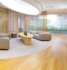 Plancher en <span class=keywords><strong>bambou</strong></span> <span class=keywords><strong>massif</strong></span> écologique à lames flottantes - pour salons - Product Image 5