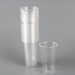 Gobelets jetables en PP transparent Zhijia pour boissons chaudes et froides, 95 mm, 350 ml-600 ml, à <span class=keywords><strong>emporter</strong></span> pour thé à bulles, jus de fruits - Product Image 2