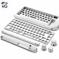 Composant de clavier en alliage d'aluminium usiné CNC OEM/ODM avec finition polie pour accessoires informatiques