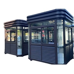 Caseta de Seguridad Prefabricada de Acero, Resistente, para Exteriores, con Ventanas de Vidrio, para Gestión de Propiedades - Product Image 1