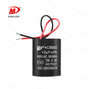 ตัวเก็บประจุมอเตอร์ SMILER 450vac 50 60hz 25 70 21 cbb60 300vac 20uf cbb60 เหมาะสำหรับขายส่ง - Product Image 1