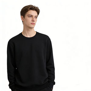 Set Genitore-Figlio Primavera-Autunno 320g di Felpe in Cotone con Collo Tondo, Vendita all'Ingrosso, Unisex Tinta Unita Stile Singolo - Product Image 6