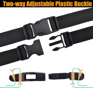 Khóa 1 "rộng bên trong, nhanh chóng bên phát hành khóa cho 1 inch/25mm Webbing dây đai, nhiệm vụ nặng nề nhựa khóa kép điều chỉnh - Product Image 3